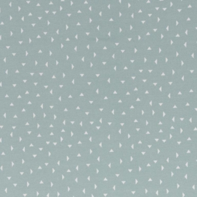 Jersey Jaquard ♥ Dreiecke | pastell blau